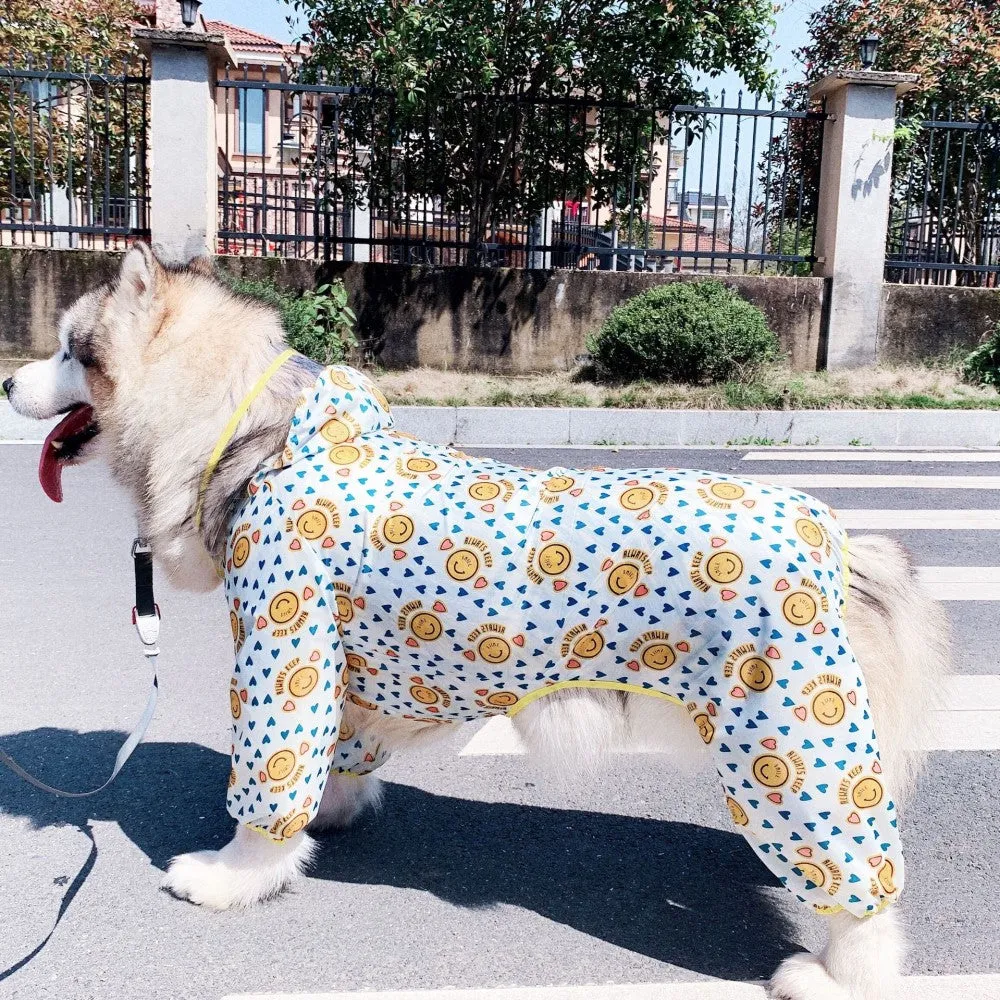 Smiley Pet Human Matching Rain Jacket